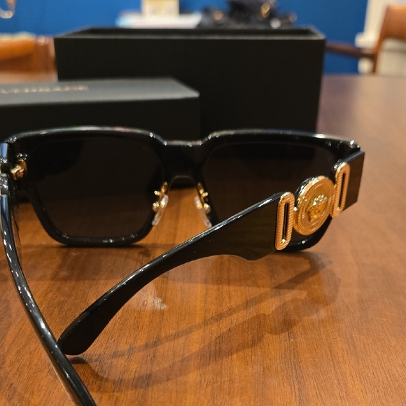 NEW Versace Black and Gold Sunglasses 4483D main image 5